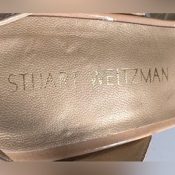 Stuart Weitzman Bebare Patent Platform Sandals - Size 8.5 - Picture 5 of 7